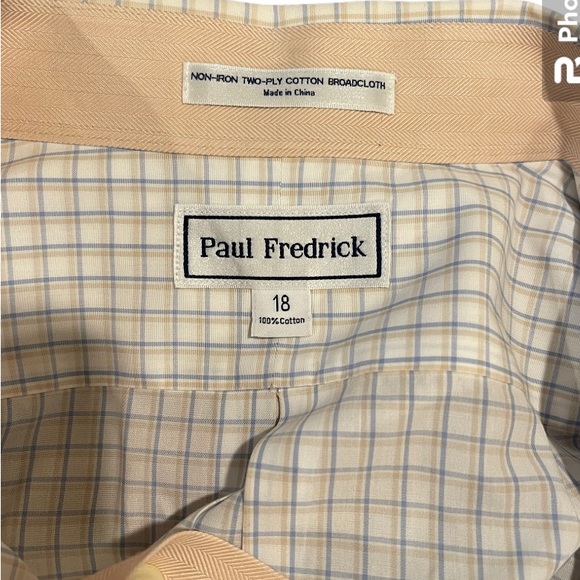 Men’s Paul Frederick short sleeve plaid shirts. Set of two - Picture 3 of 7